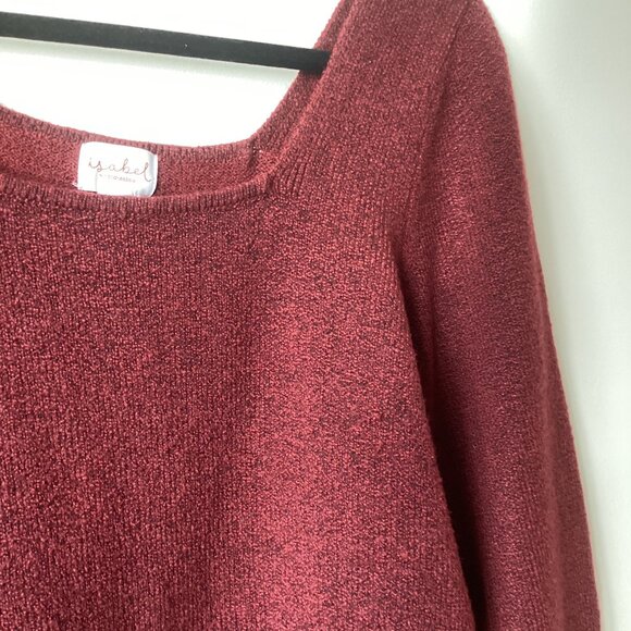 INGRID & ISABEL Square Neck Maternity Sweater Size M - Picture 4 of 5